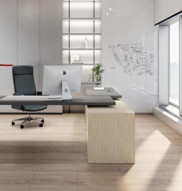 MATSU CHIC Spring — Sit-Stand Executive Desk