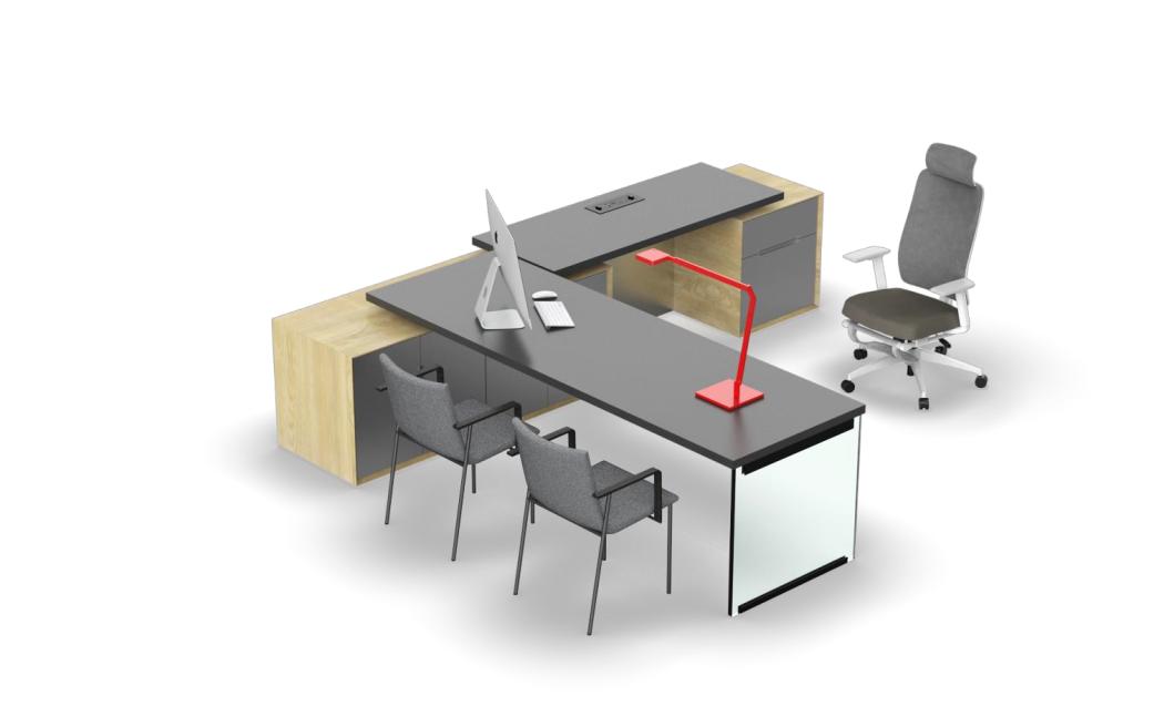 MATSU CHIC Spring — Sit-Stand Executive Desk