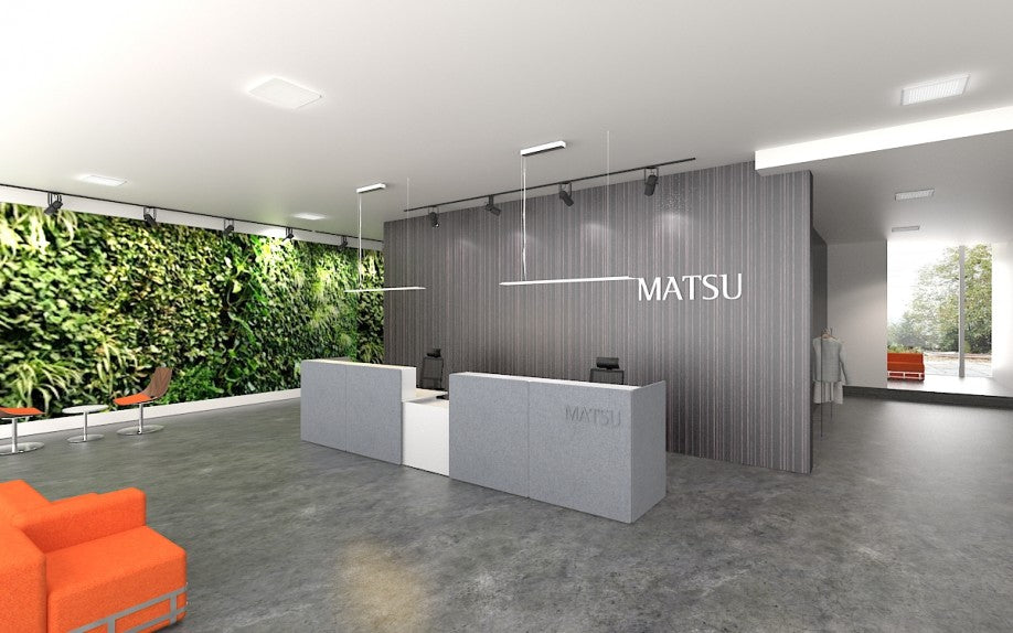 Lenco+ Reception Desk by MATSU – office desk