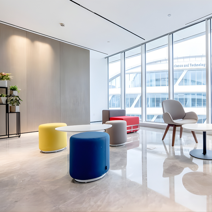 Singlax Chair Seat in Cushion Style with Kvadrat Melange Nap