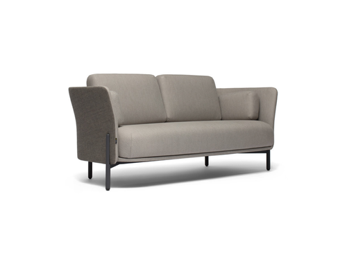 MATSU Collar Sofa - Elegant lounge seating with high collar design and refined gentleman style
