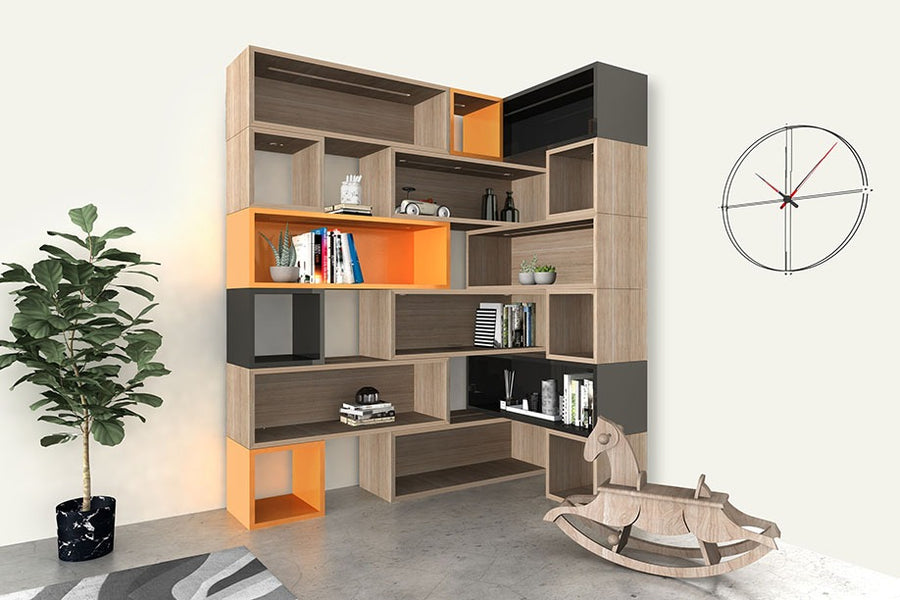 Cube Bookcase by MATSU – office storage