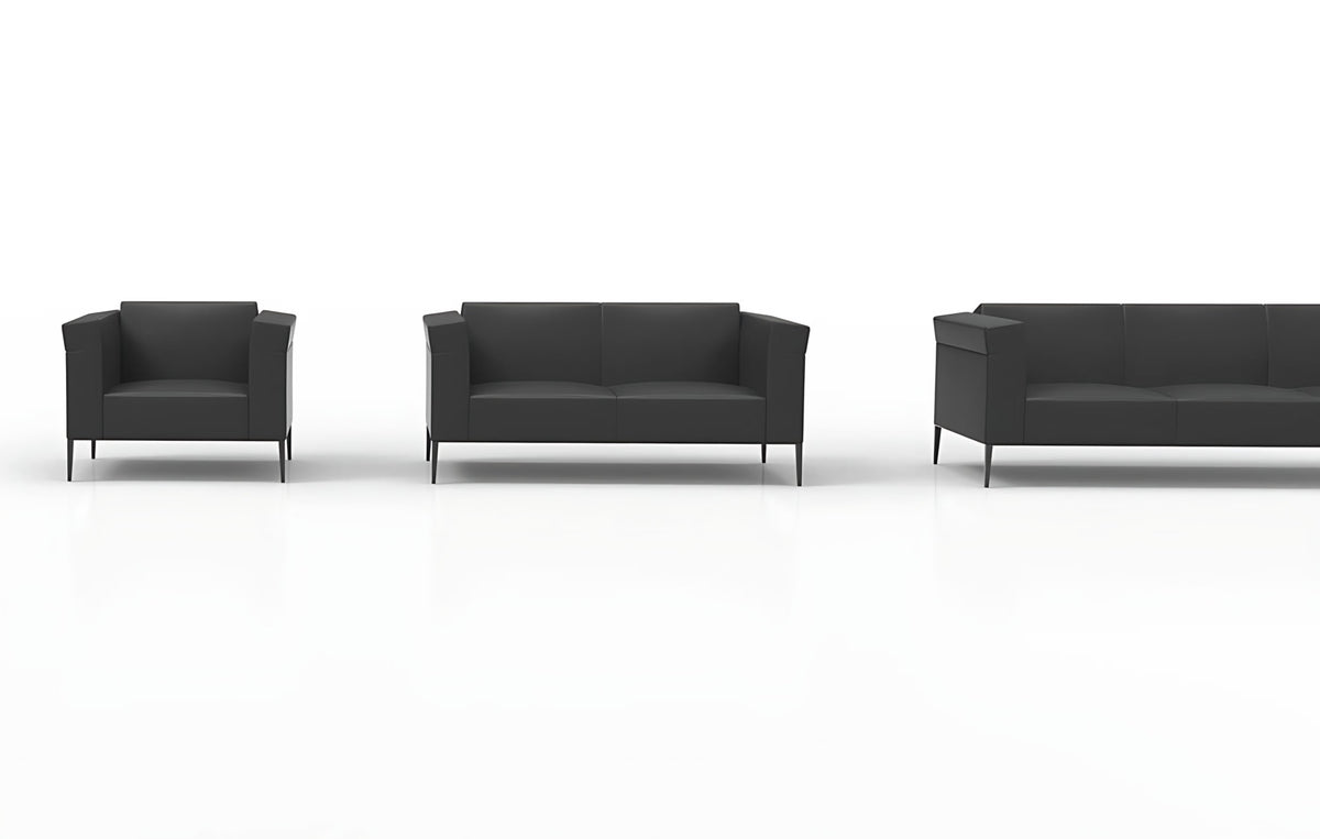 Gentleman Leather Sofa by MATSU, designer sofa – view 3