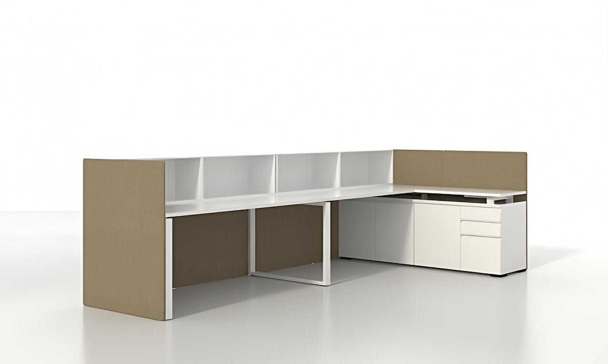 Lenco+ Reception Desk by MATSU, office desk – view 3