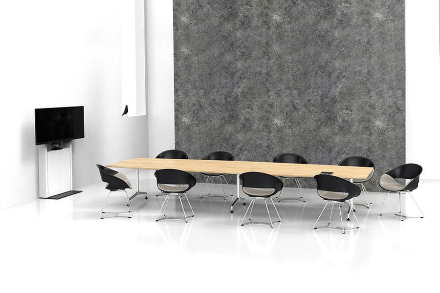 Mini-media Collaboration Table by MATSU – conference and office table