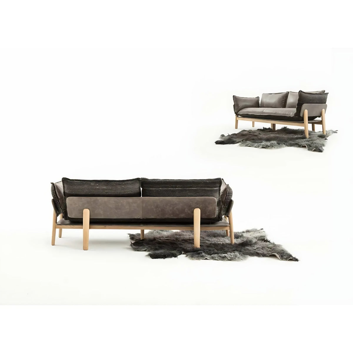 NOMAD YAK SOFA - YAK-Leather waxed and oiled (on STOCK) - MATSU Europe & Middle East