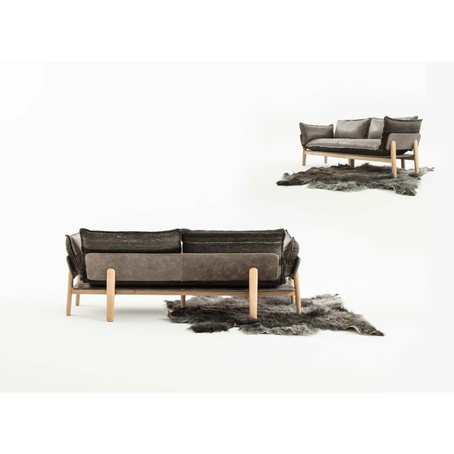NOMAD YAK SOFA - YAK-Leather waxed and oiled (on STOCK) - MATSU Europe & Middle East