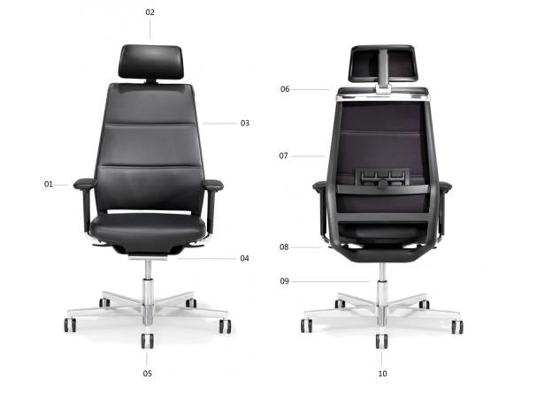 São Paulo Office Chair by MATSU, office and meeting chair – view 12