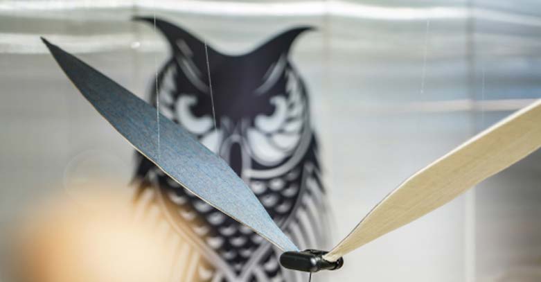 Wings hanging decoration detail